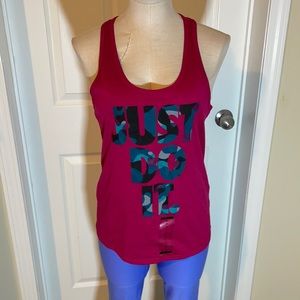 The Nike TEE Just do it Racerback tank